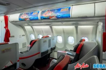 亚航推出"索尼克"主题特别涂装 游戏同步推主题贴纸