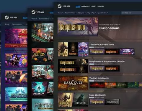 Steam推出新功能：可一键查看某款游戏的所有捆绑包