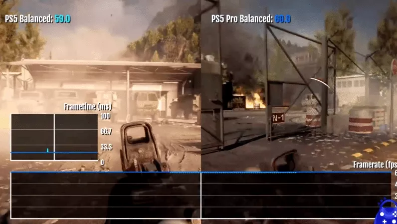 《战地6》战役画面对比，PS5与PS5 Pro上表现如何