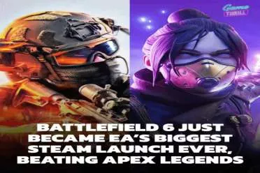 《战地6》首发创EA新高！付费游戏热度盖过免费APEX