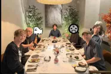 樱井政博与游戏界大手子聚餐 饭桌C位让网友梗图不断