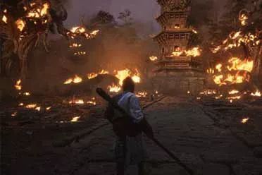 山西上演震撼无人机表演：生动演绎 黑悟空 经典形象