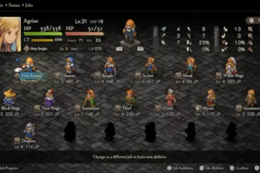 《FFT》战斗系统公布 转职系统可保留20种以上职业！