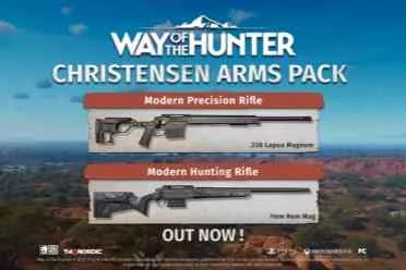 《猎人之路》与枪械制造商联动狩猎步枪DLC现已发布!