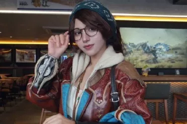 《怪物猎人：荒野》阿尔玛COS：清纯诱人还原度极高！