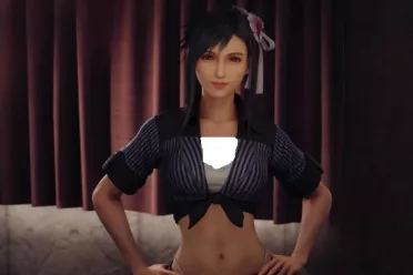 《最终幻想7：重制版》蒂法海滩风情绝美呈现，无汗衫版MOD释放女神魅力