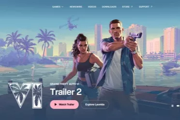 R星官网迎来大改 ：《GTA6》Logo变化 发售日期没了！