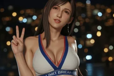 《最终幻想7RE》蒂法AI美图赏：S线条的极致诱惑！