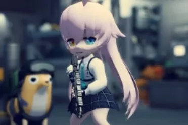 次元突破!《逃离鸭科夫》蔚蓝档案MOD，小鸟游星野持盾守护军事禁区