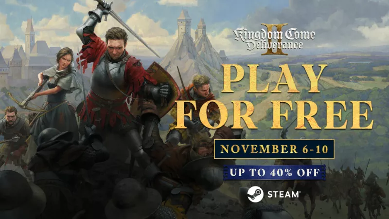 《天国：拯救2》开启免费试玩周！6折促销限时上线！