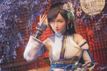 《最终幻想7》蒂法3D美图赏：羞涩可爱 梦中的女友！