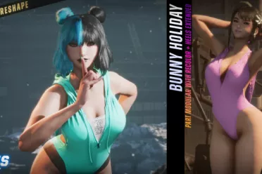 《剑星》兔女郎2.0进化版！动态身形系统+彩虹炫光换色