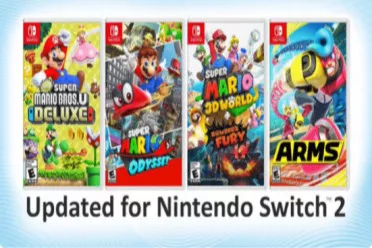 官方确认：四款马里奥游戏将移植至Switch 2平台！