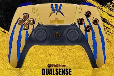 黄蓝配色超酷炫！博主设计《漫威金刚狼》主题PS5手柄