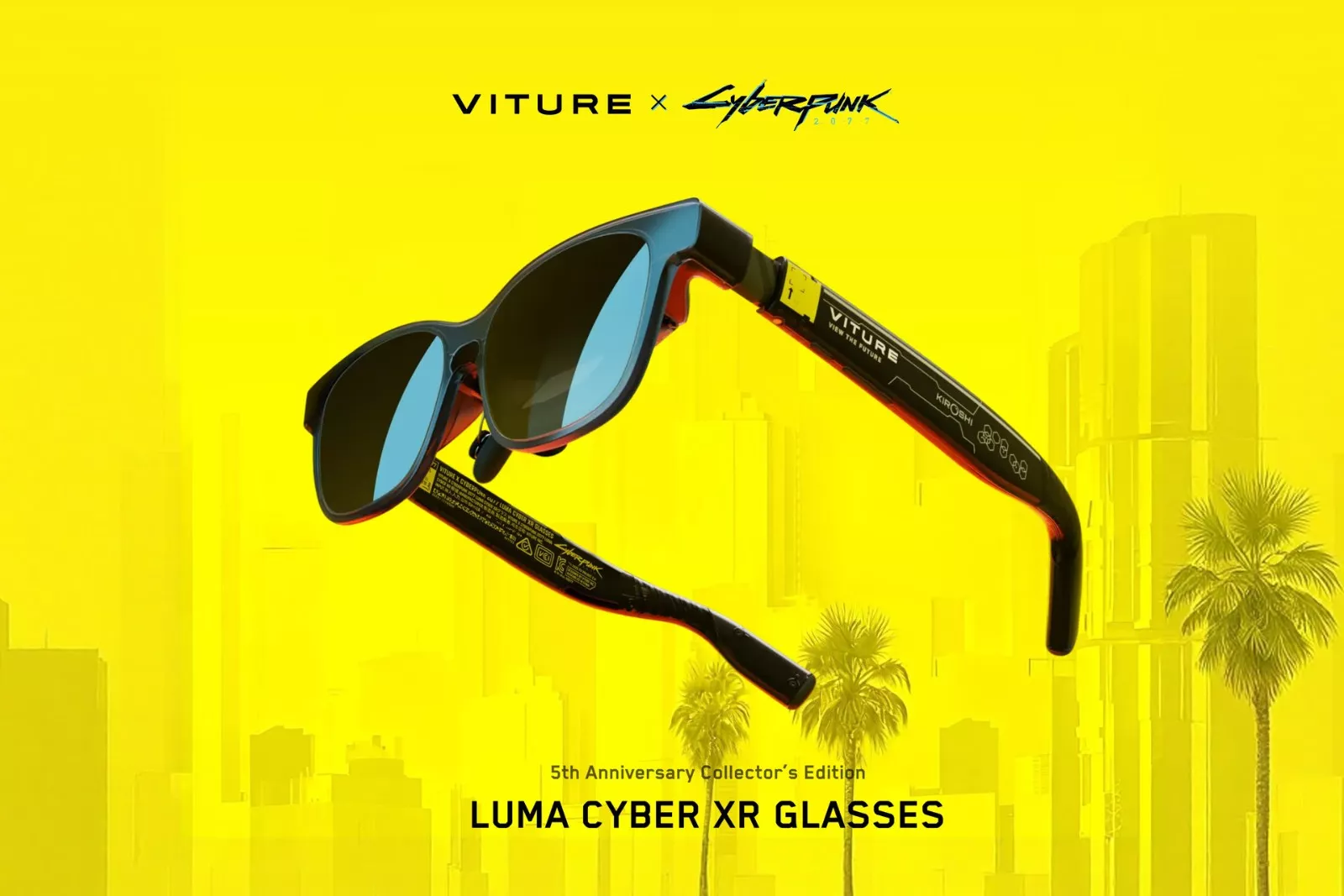 VITURE携手CDPR推出《赛博朋克2077》限量版XR墨镜
