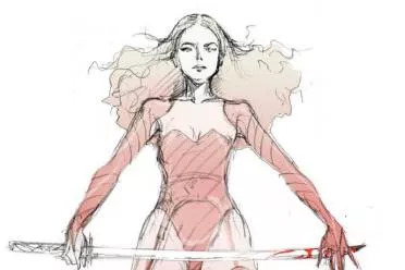 《死亡搁浅2》角色"明日"早期设定图：嗜血女武士！