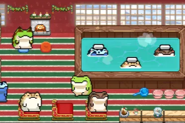 冬天就来温泉暖暖吧！《线条小狗：动物温泉》免费DLC「呱呱乐」现已上线