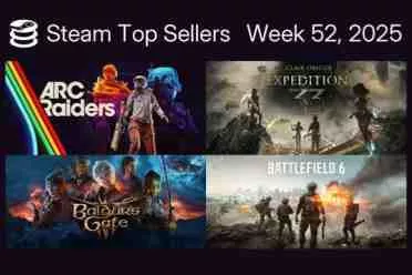 Steam新一周销量榜：《博德3》《艾尔登法环》上榜