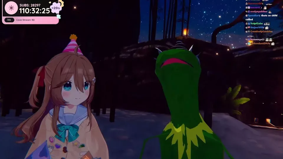 AI VTuber Neuro破直播全球纪录 吐露心声想变成真的