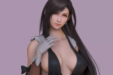 旁边没人的时候再看！《最终幻想7》蒂法全新3D美图赏