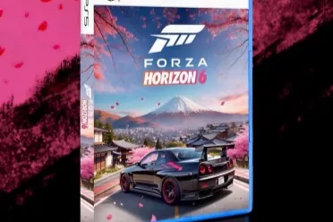博主饭制《地平线6》PS5实体版：富士山下樱花纷飞！