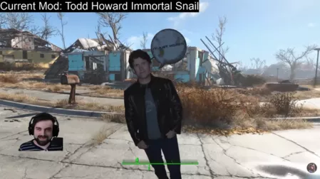 最恶趣味《辐射4》Mod将B社总监陶德变成"死神看板"