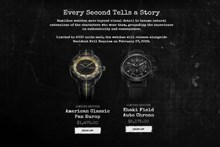 《生化危机9：安魂曲》联动汉密尔顿联名手表引争议