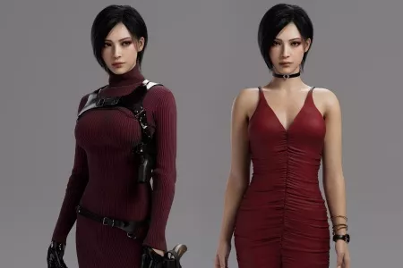 更多3D作品要来喽！3D大神提取《生化》艾达王模型