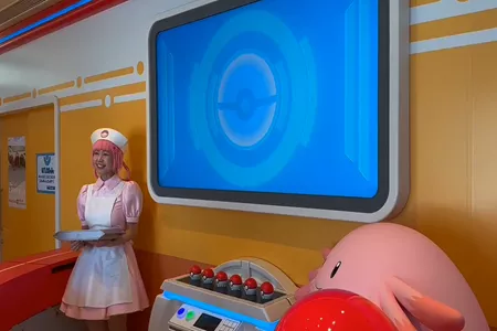 宝可乐园：关都真人乔伊小姐互动，经典音效还藏彩蛋