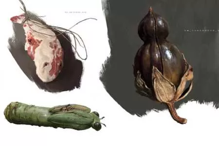 舌尖上的黑神话！杨奇晒《钟馗》马年贺岁片概念原画