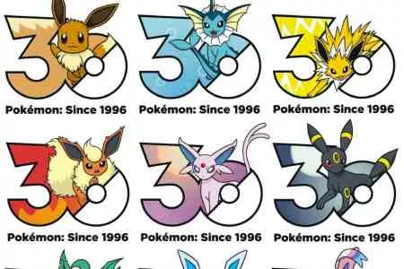 宝可梦30周年庆典：官方推出1025款专属纪念Logo！