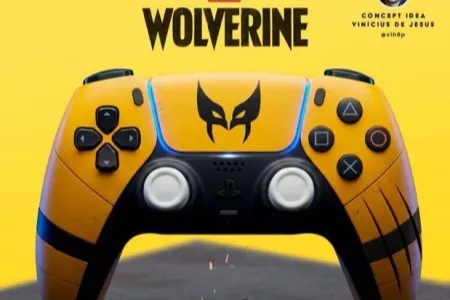 《漫威金刚狼》饭制PS5手柄概念图：风格独特帅气！