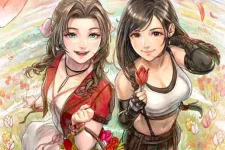 《最终幻想》3月日历+纯壁纸：蒂法与爱丽丝颜值暴击