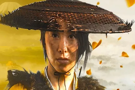 跨次元联动 《羊蹄山之魂》女主COS浪人版杰洛特