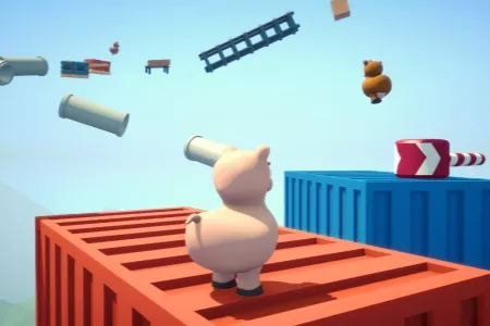 开黑新选择！《攀爬动物：在一起》支持8人联机跑酷