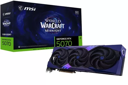 MSI &times;《魔兽世界：至暗之夜》RTX 5070 显示卡上市