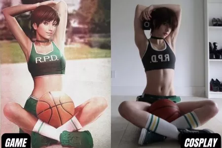 小姐姐COS《生化危机9》蕾贝卡隐藏照：身材超还原！