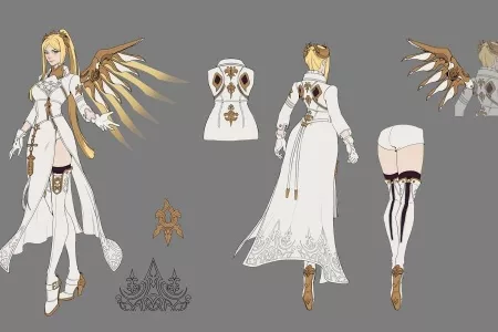 《守望2》&times;《尼尔》联动皮肤概念图公布：天使太美了