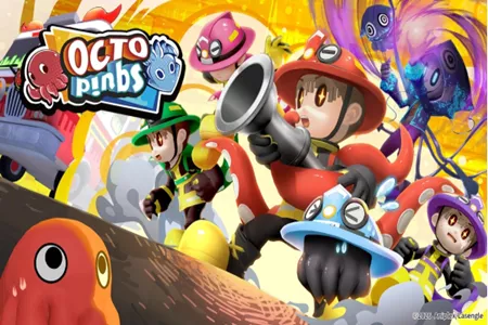 在线多人动作游戏《OCTOPinbs》确定将于2026年春季登陆Steam&reg;！