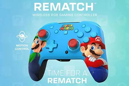 内置RGB灯效！乌龟海岸推出马力欧&路易吉款NS2手柄