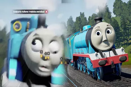 《托马斯和朋友》新作搞笑物理、表情崩坏BUG爆红