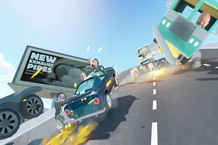恶搞物理游戏《Turbo Dismount 2》正式版上线Steam
