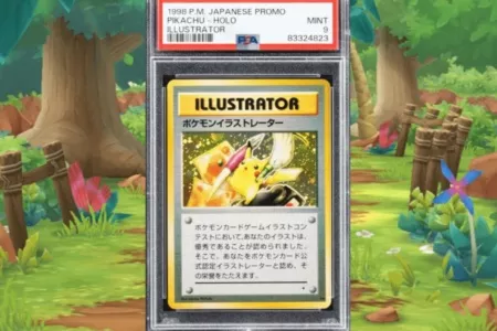 超稀有PSA 9级皮卡丘插画师卡拍出：成交价970万元！