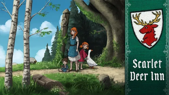 刺绣平台冒险游戏《Scarlet Deer Inn》邀你于 Steam 新品节期间体验免费试玩！携手全新发行商 Aurakenn Games，共织奇幻旅程