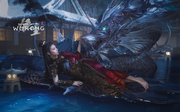 3D大神晒《黑神话悟空》亢金星君新渲染图：美人侧卧