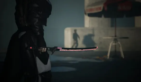 霓虹居合斩!《致命解药》赛博武士刀MOD 刀刃自带RGB光效，斩击残留数据残影