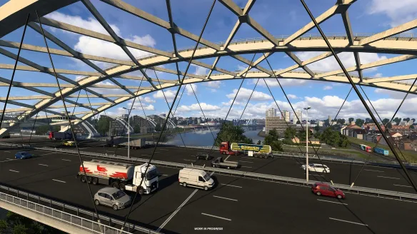 《欧洲卡车模拟2》贝纳鲁克斯重制效果放出：全面升级