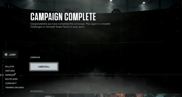 《战地6》单人战役可以单独卸载！打完就能清理空间了