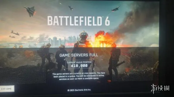 《战地6》正式发售迎来大批玩家！排队一度达41.8万人