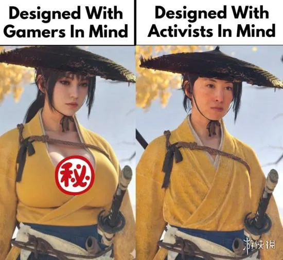 玩家爆改《羊蹄山之魂》女主：只需一眼就让你心动！